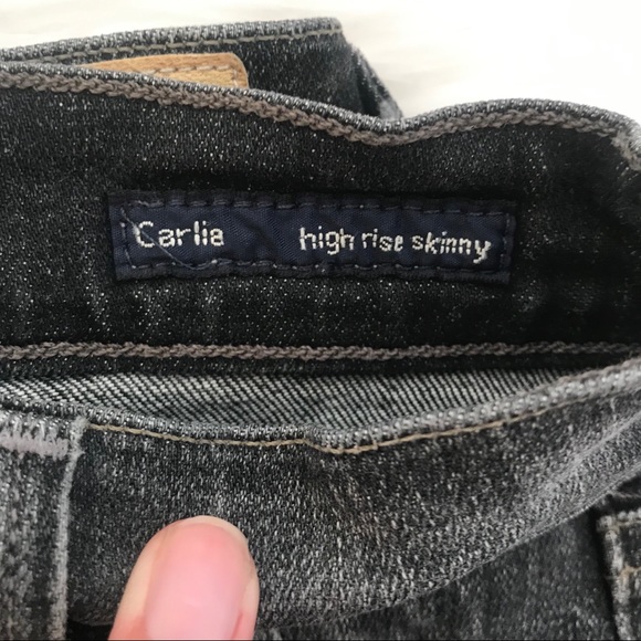 CITIZENS OF HUMANITY GREY CARLIE HIGH RISE - Picture 4 of 6